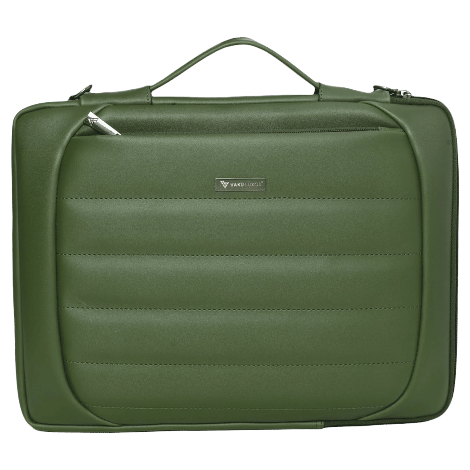 Dr. Vaku Lasa Chivelle Vegan Leather Laptop Sling Bag For 13 & 14 Inch Laptop (Water Resistant, Green) 3 Dr. Vaku Lasa Chivelle Vegan Leather Laptop Sling Bag For 13 & 14 Inch Laptop (Water Resistant, Green)