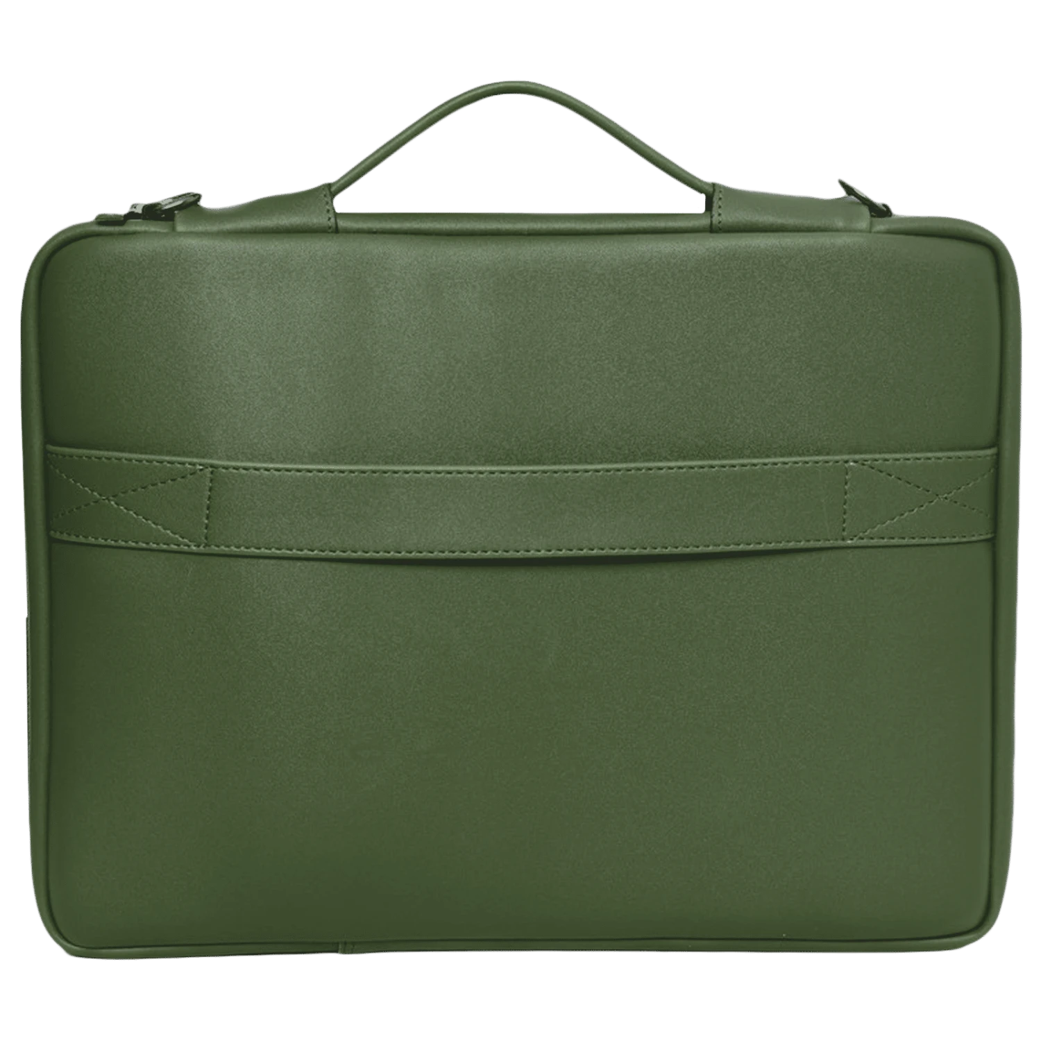 Dr. Vaku Lasa Chivelle Vegan Leather Laptop Sling Bag For 13 & 14 Inch Laptop (Water Resistant, Green) 8 Dr. Vaku Lasa Chivelle Vegan Leather Laptop Sling Bag For 13 & 14 Inch Laptop (Water Resistant, Green) - Image 6