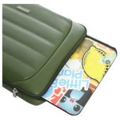 Dr. Vaku Lasa Chivelle Vegan Leather Laptop Sling Bag For 13 & 14 Inch Laptop (Water Resistant, Green) 12 Dr. Vaku Lasa Chivelle Vegan Leather Laptop Sling Bag For 13 & 14 Inch Laptop (Water Resistant, Green) -Smart Bag Shop 266017 9 ufovth