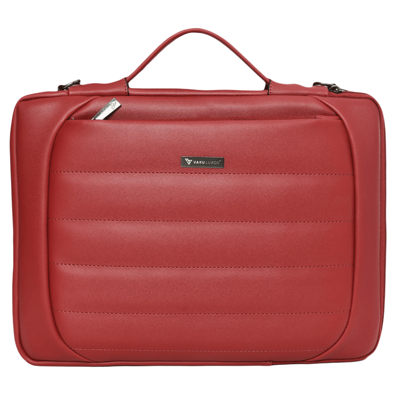 Dr. Vaku Lasa Chivelle Vegan Leather Laptop Sling Bag For 13 & 14 Inch Laptop (Water Resistant, Red) 3 Dr. Vaku Lasa Chivelle Vegan Leather Laptop Sling Bag For 13 & 14 Inch Laptop (Water Resistant, Red)