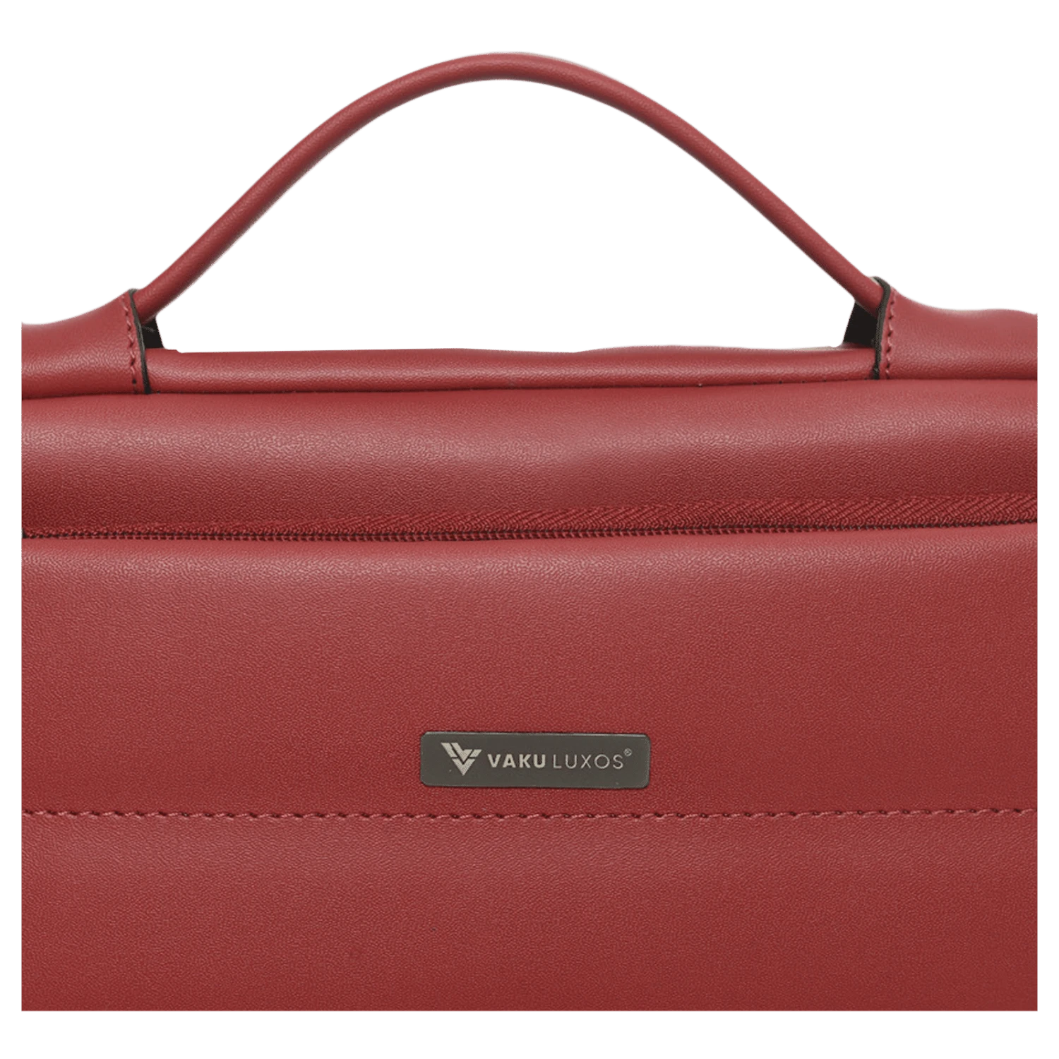 Dr. Vaku Lasa Chivelle Vegan Leather Laptop Sling Bag For 13 & 14 Inch Laptop (Water Resistant, Red) 6 Dr. Vaku Lasa Chivelle Vegan Leather Laptop Sling Bag For 13 & 14 Inch Laptop (Water Resistant, Red) - Image 4