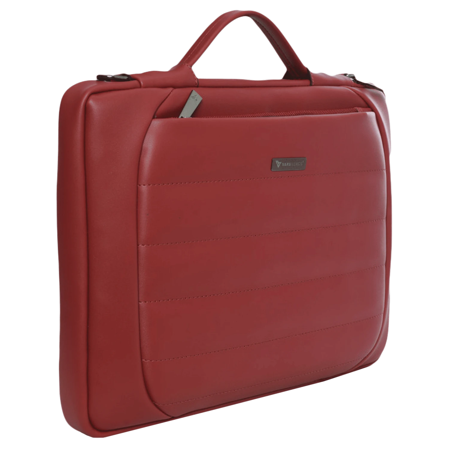 Dr. Vaku Lasa Chivelle Vegan Leather Laptop Sling Bag For 13 & 14 Inch Laptop (Water Resistant, Red) 7 Dr. Vaku Lasa Chivelle Vegan Leather Laptop Sling Bag For 13 & 14 Inch Laptop (Water Resistant, Red) - Image 5