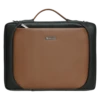 Dr. Vaku La Romani Polyurethane Leather Laptop Sling Bag For 14 Inch Laptop (Water Resistant, Camel/Black) -Smart Bag Shop 266023 0 emppdh
