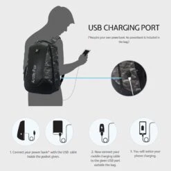 Arctic Fox New Anti-Theft Alarm Polyester Laptop Backpack For 15.5 Inch Laptop (36 L, Water Repellent Fabric, Black) 22 Arctic Fox New Anti-Theft Alarm Polyester Laptop Backpack For 15.5 Inch Laptop (36 L, Water Repellent Fabric, Black) -Smart Bag Shop 268887 15 iggg0y