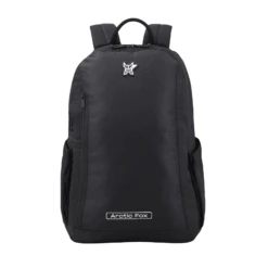 Arctic Fox Pump Polyester Laptop Backpack For 15.5 Inch Laptop (29 L, Water Repellent Fabric, Black)
