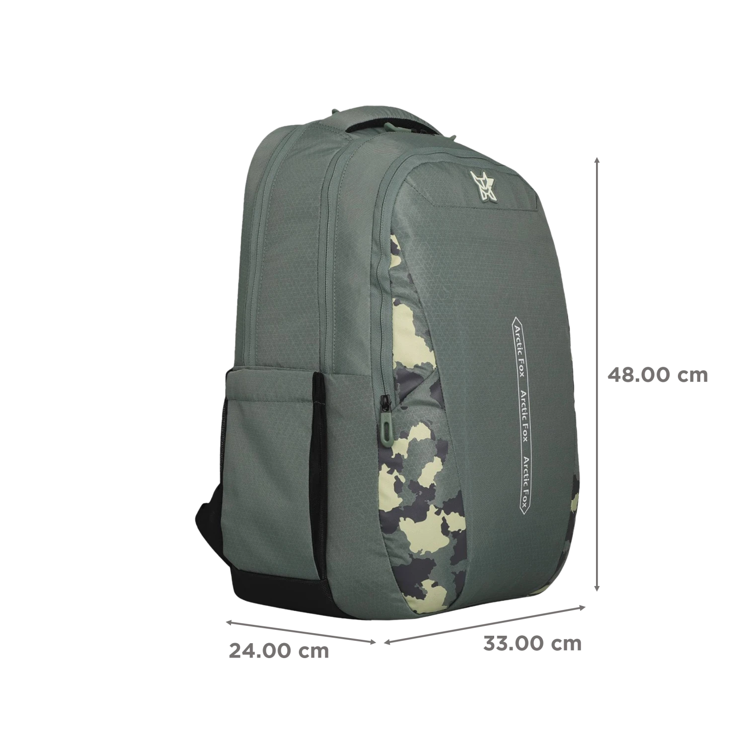 Arctic Fox Dare 38 Litres Fabric Backpack (Rain Cover, FTEBPKOLVWW056038, Sea Spray) 5 Arctic Fox Dare 38 Litres Fabric Backpack (Rain Cover, FTEBPKOLVWW056038, Sea Spray) - Image 3