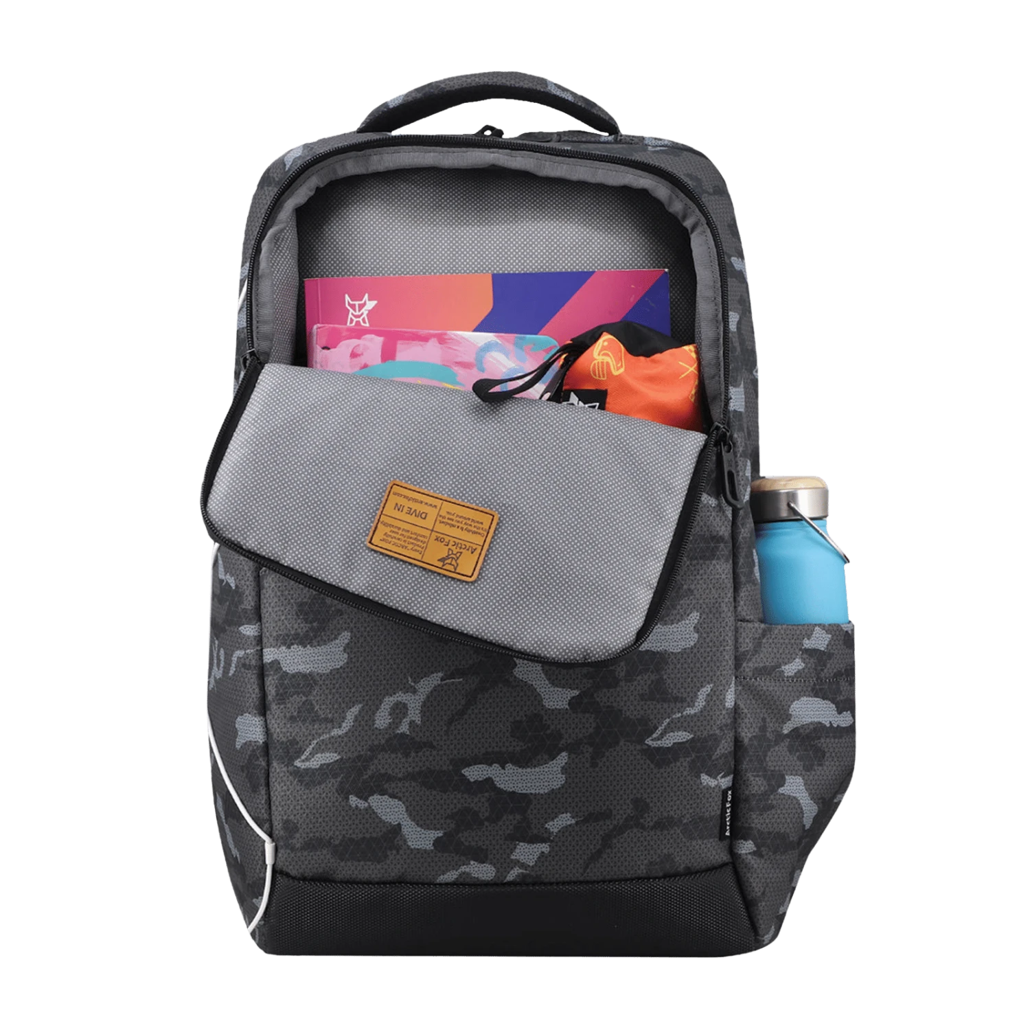 Arctic Fox Stunt Polyester Laptop Backpack For 15.5 Inch Laptop (35 L, Water Repellent Fabric, Camo) 7 Arctic Fox Stunt Polyester Laptop Backpack For 15.5 Inch Laptop (35 L, Water Repellent Fabric, Camo) - Image 5