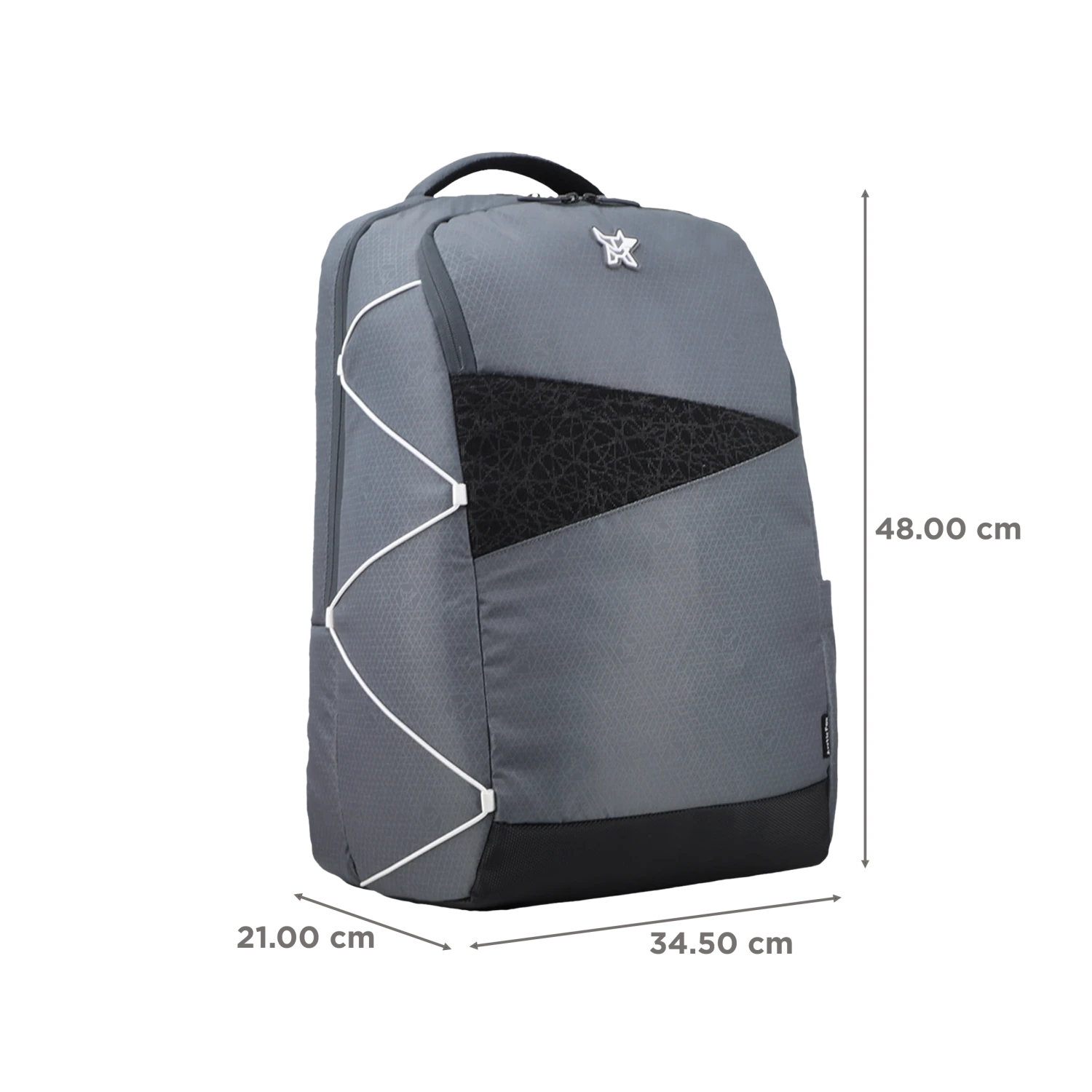 Arctic Fox Stunt Polyester Laptop Backpack For 15.5 Inch Laptop (35 L, Water Repellent Fabric, Grey) 5 Arctic Fox Stunt Polyester Laptop Backpack For 15.5 Inch Laptop (35 L, Water Repellent Fabric, Grey) - Image 3