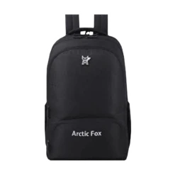 Arctic Fox TicTac 34 Litres Polyester Backpack (Water Bottle Pouch, FTEBPKBLKWW104034, Black)