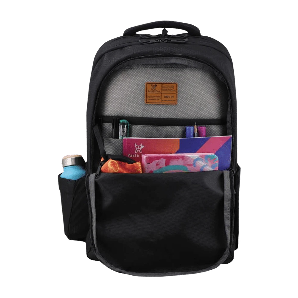 Arctic Fox TicTac 34 Litres Polyester Backpack (Water Bottle Pouch, FTEBPKBLKWW104034, Black) 5 Arctic Fox TicTac 34 Litres Polyester Backpack (Water Bottle Pouch, FTEBPKBLKWW104034, Black) - Image 4