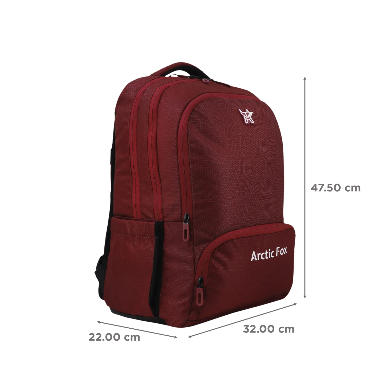 Arctic Fox Tic Tac 34 Litres Polyester Backpack (Water Bottle Pouch, FTEBPKTPOWW105034, Tawny Port) 5 Arctic Fox Tic Tac 34 Litres Polyester Backpack (Water Bottle Pouch, FTEBPKTPOWW105034, Tawny Port) - Image 3