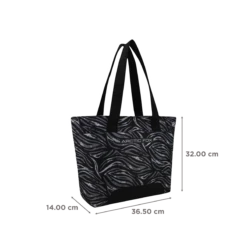 Arctic Fox Feral 500D Polyester Laptop Tote Bag For 14 Inch Laptop (16 L, Anti Slip Handle, Black) -Smart Bag Shop 269248 2 g8h7rm