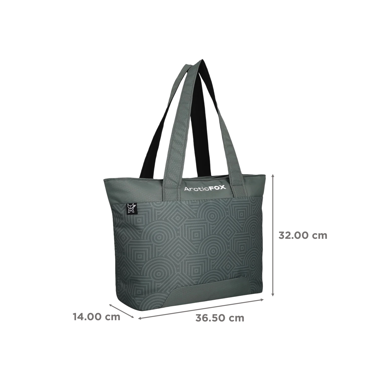 Arctic Fox Lattice Polyester Laptop Tote Bag For 14 Inch Laptop (16 L, Water Repellent Fabric, Sea Spray) 5 Arctic Fox Lattice Polyester Laptop Tote Bag For 14 Inch Laptop (16 L, Water Repellent Fabric, Sea Spray) - Image 3