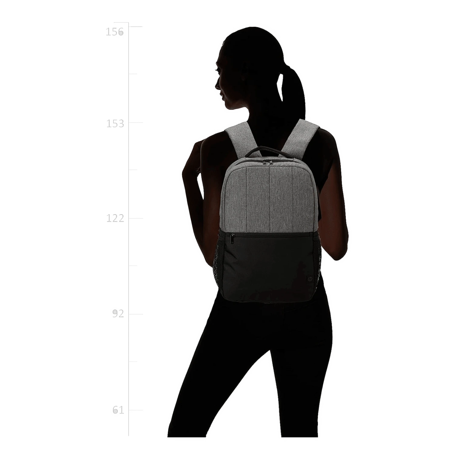 HP 320 Polyester Laptop Backpack For 15.6 Inch Laptop (21 L, Padded Back Panel, Black Grey) 7 HP 320 Polyester Laptop Backpack For 15.6 Inch Laptop (21 L, Padded Back Panel, Black Grey) - Image 5