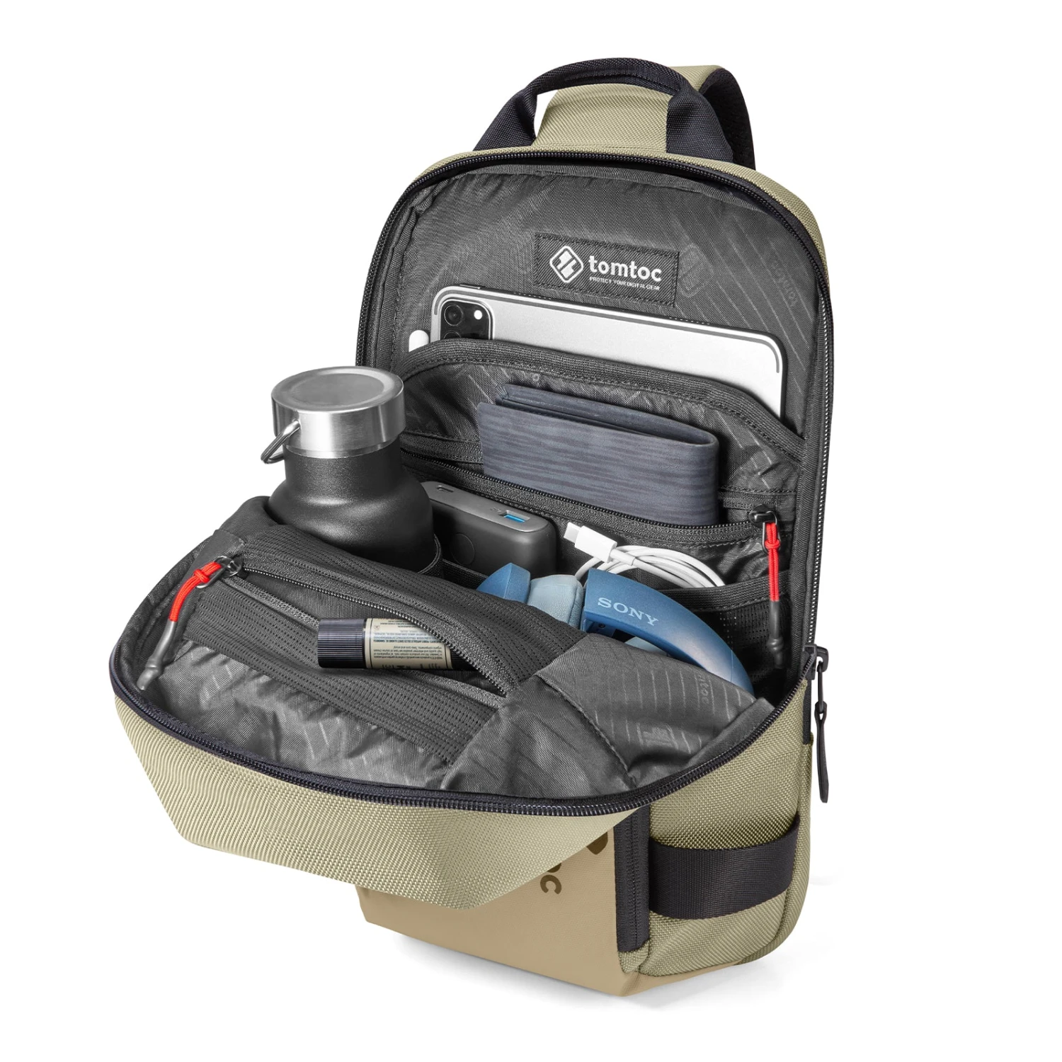 Navigator-T24 Sling Bag 5L For 11-inch IPad Pro | Khaki 4 Navigator-T24 Sling Bag 5L For 11-inch IPad Pro | Khaki - Image 2