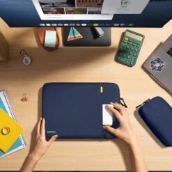 Defender-A13 Laptop Sleeve Kit For 16-inch New MacBook Pro M3/M2/M1 | Navy Blue -Smart Bag Shop 4 4d27ffc0 ea5b 4d1d b802 ca41fe3fc187