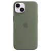 Apple Silicone Mobile Case For IPhone 14 With Magsafe, Olive MQU83ZM/A(493665814) -Smart Bag Shop Apple 14 MCase 493665814 i 1 1200Wx1200H