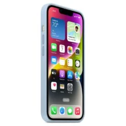 Apple Silicone Mobile Case For IPhone 14 With Magsafe, Sky MQU93ZM/A(493665815) 7 Apple Silicone Mobile Case For IPhone 14 With Magsafe, Sky MQU93ZM/A(493665815) -Smart Bag Shop Apple 14 MCase 493665815 i 3 1200Wx1200H
