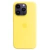Apple Silicone Mobile Case For IPhone 14 Pro With Magsafe, Canary Yellow MQUG3ZM/A(493665821) -Smart Bag Shop Apple 14 Pro MCase 493665821 i 1 1200Wx1200H