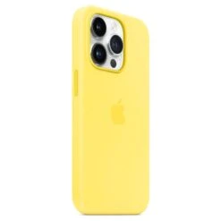 Apple Silicone Mobile Case For IPhone 14 Pro With Magsafe, Canary Yellow MQUG3ZM/A(493665821) -Smart Bag Shop Apple 14 Pro MCase 493665821 i 2 1200Wx1200H