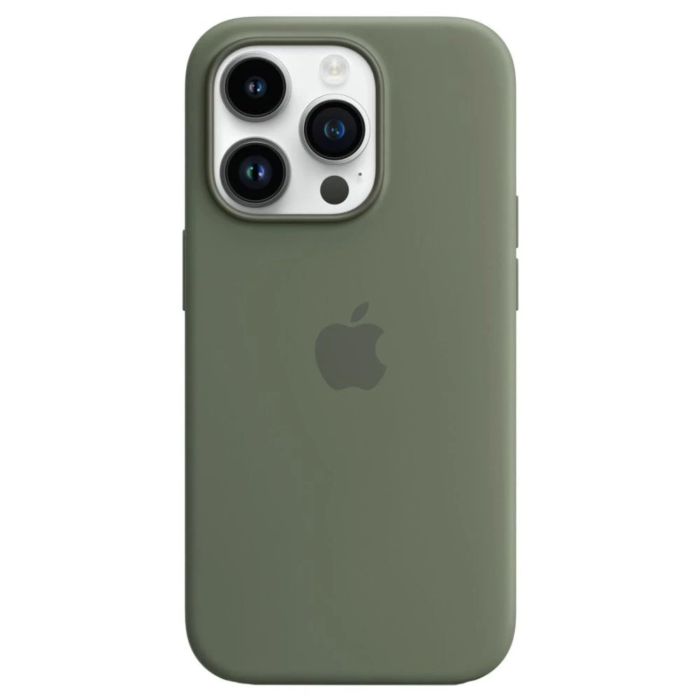 Apple Silicone Mobile Case For IPhone 14 Pro With Magsafe, Olive MQUH3ZM/A(493665822) 3 Apple Silicone Mobile Case For IPhone 14 Pro With Magsafe, Olive MQUH3ZM/A(493665822)