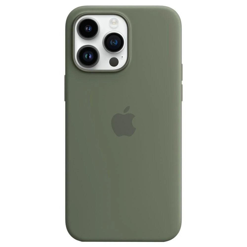 Apple Silicone Mobile Case For IPhone 14 Pro Max With Magsafe, Olive MQUN3ZM/A(493665826) 3 Apple Silicone Mobile Case For IPhone 14 Pro Max With Magsafe, Olive MQUN3ZM/A(493665826)