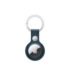 Apple AirTag Leather Key Ring (Crafted With Finest French Leather, MHJ23ZM/A, Baltic Blue)(491996658)