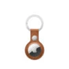 Apple AirTag Leather Key Ring (Crafted With Finest French Leather, MX4M2ZM/A, Saddle Brown)(491996665)