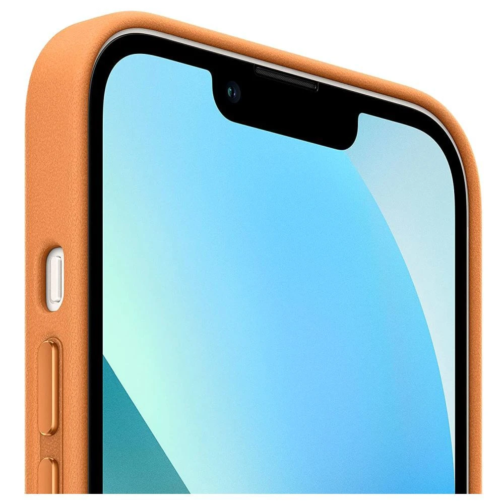 Apple Leather Mobile Case For IPhone 13, Golden Brown(491997887) 4 Apple Leather Mobile Case For IPhone 13, Golden Brown(491997887) - Image 2