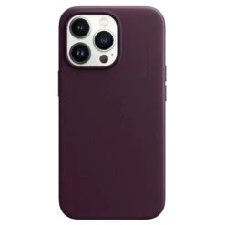 Apple Leather Mobile Case For IPhone 13 Pro, Dark Cherry(491997893)