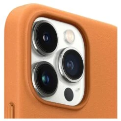 Apple Leather Mobile Case For IPhone 13 Pro Max, Golden Brown(491997885) -Smart Bag Shop Apple MM1L3ZM A Mobile Case 491997885 i 3 1200Wx1200H
