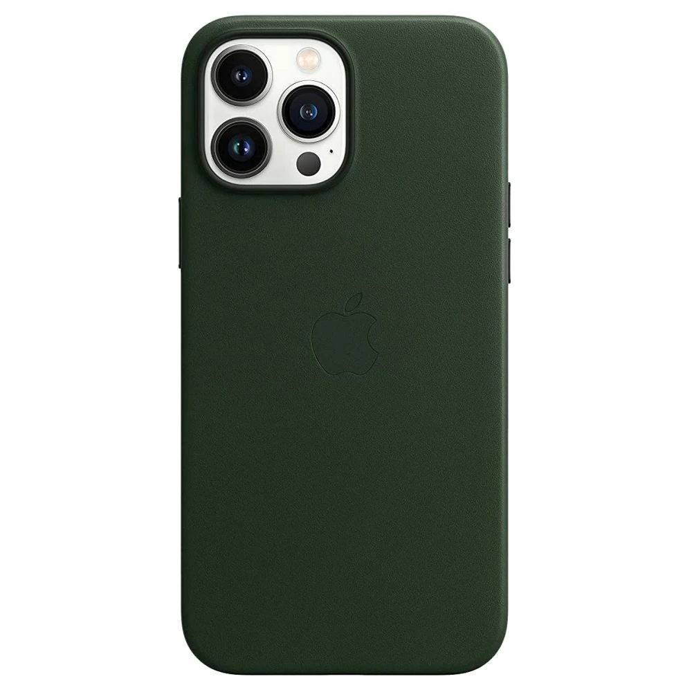 Apple Leather Mobile Case For IPhone 13 Pro Max, Sequoia Green(491997882) 3 Apple Leather Mobile Case For IPhone 13 Pro Max, Sequoia Green(491997882)