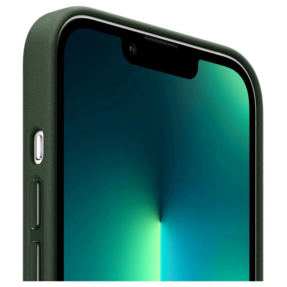 Apple Leather Mobile Case For IPhone 13 Pro Max, Sequoia Green(491997882) 4 Apple Leather Mobile Case For IPhone 13 Pro Max, Sequoia Green(491997882) - Image 2
