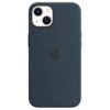 Apple Silicone Mobile Case For IPhone 13, Abyss Blue(491997856) -Smart Bag Shop Apple MM293ZM A Mobile Case 491997856 i 1 1200Wx1200H