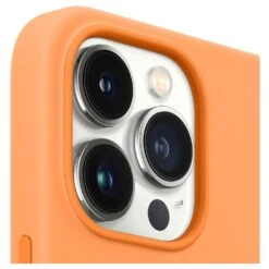 Apple Silicone Mobile Case For IPhone 13 Pro, Marigold(491997869) -Smart Bag Shop Apple MM2D3ZM A Mobile Case 491997869 i 3 1200Wx1200H
