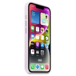 Apple IPhone 14 Silicone Case With MagSafe - Lilac(493177857) -Smart Bag Shop Apple MPRY3ZM A Mobile Case 493177857 i 3 1200Wx1200H