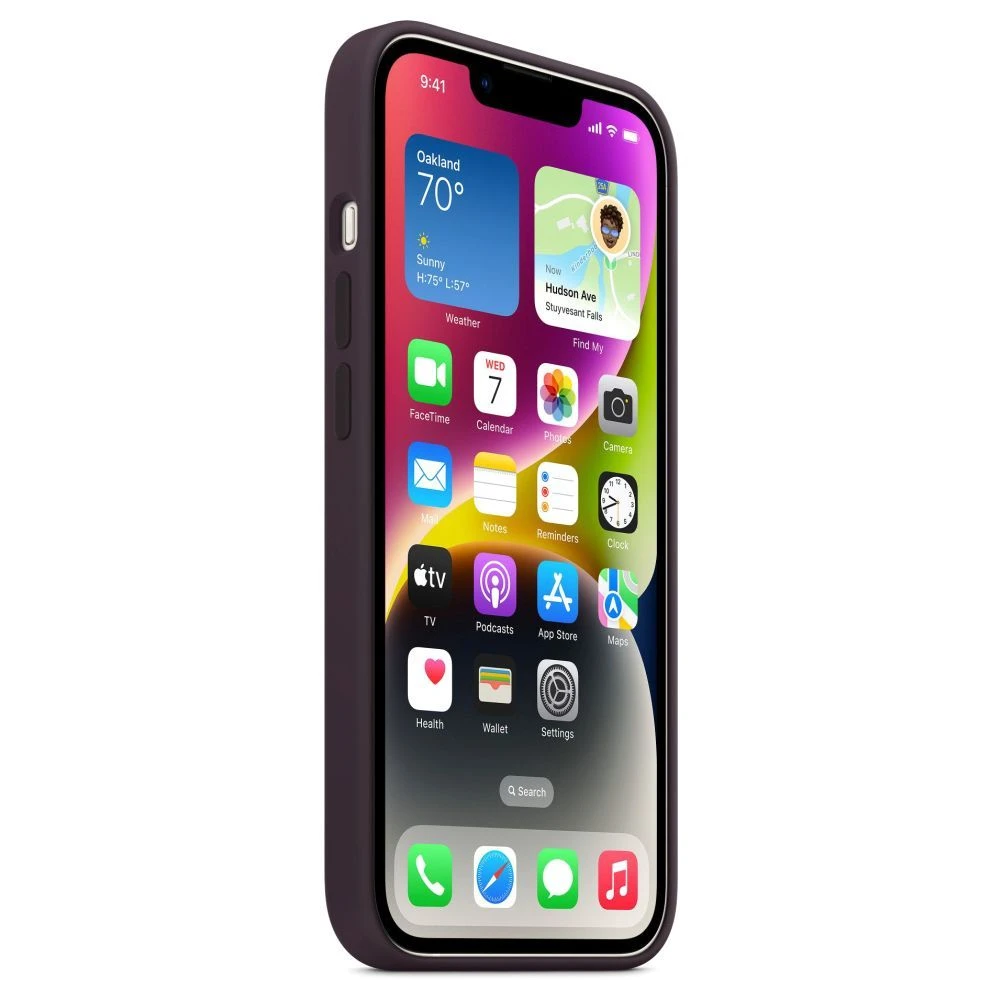 Apple IPhone 14 Plus Silicone Case With MagSafe - Elderberry(493177866) 5 Apple IPhone 14 Plus Silicone Case With MagSafe - Elderberry(493177866) - Image 3