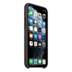Apple Silicone Mobile Case For Apple IPhone 11 Pro, Black(491584646) -Smart Bag Shop Apple MWYN2ZM A Mobile Cases 491584646 i 3 1200Wx1200H