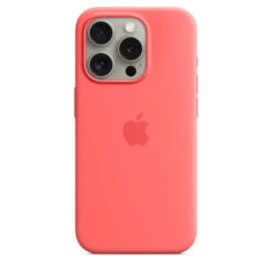 Apple IPhone 15 Pro Silicone Case With MagSafe, Guava(493839264)