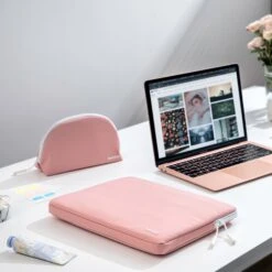 Versatile-A27 Shell Laptop Sleeve Kit For 13-inch MacBook Air M3/M2/M1 | Pink -Smart Bag Shop BL3A4179 2