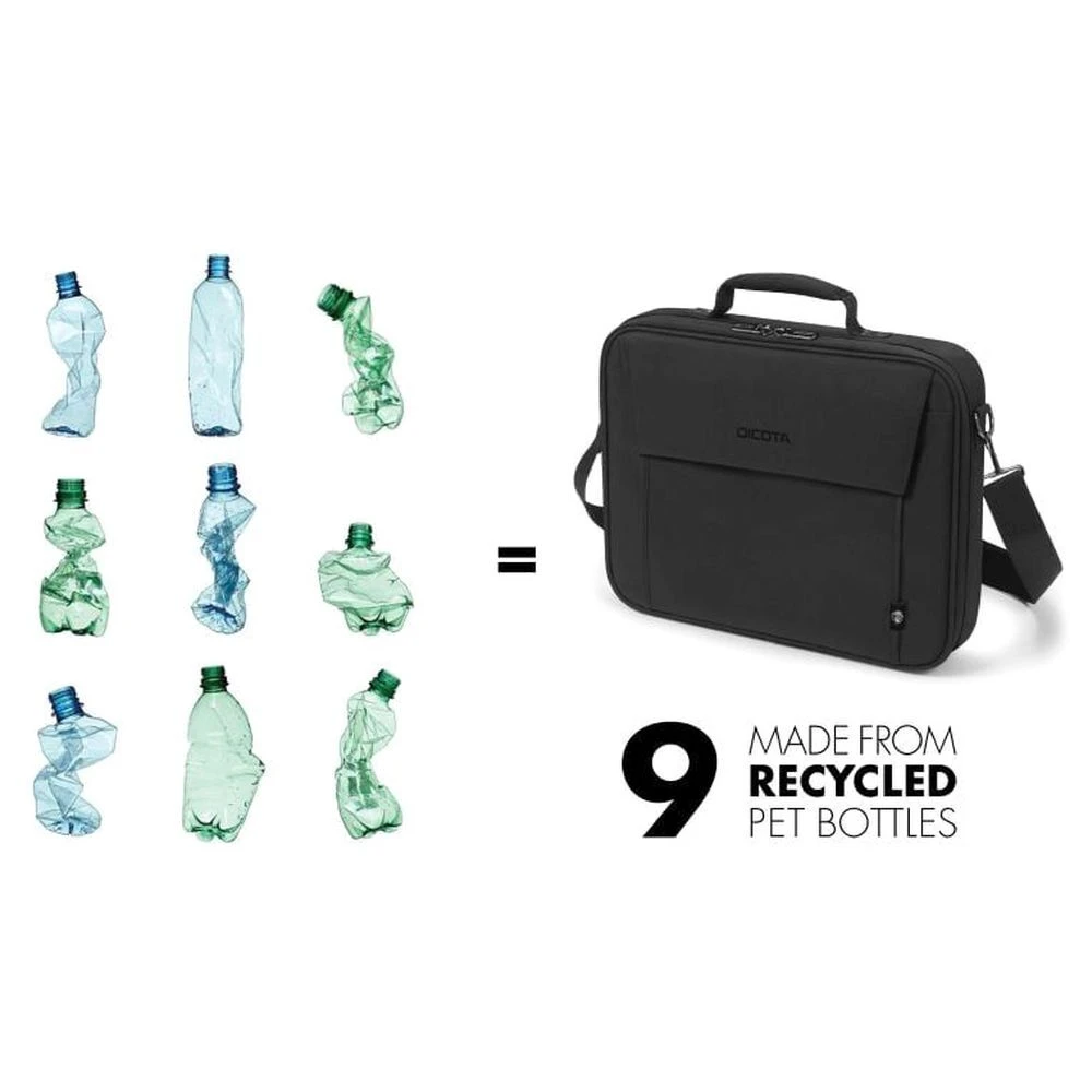 Dicota Eco Multi BASE Laptop Bag For Up To 39.62 Cm (15.6 Inch) Laptop, Black D30446-RPET(493665601) 9 Dicota Eco Multi BASE Laptop Bag For Up To 39.62 Cm (15.6 Inch) Laptop, Black D30446-RPET(493665601) - Image 7