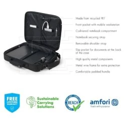 Dicota Eco Multi BASE Laptop Bag For Up To 39.62 Cm (15.6 Inch) Laptop, Black D30446-RPET(493665601) 20 Dicota Eco Multi BASE Laptop Bag For Up To 39.62 Cm (15.6 Inch) Laptop, Black D30446-RPET(493665601) -Smart Bag Shop Dicota D30446 RPET Laptop Bag 493665601 i 9 1200Wx1200H