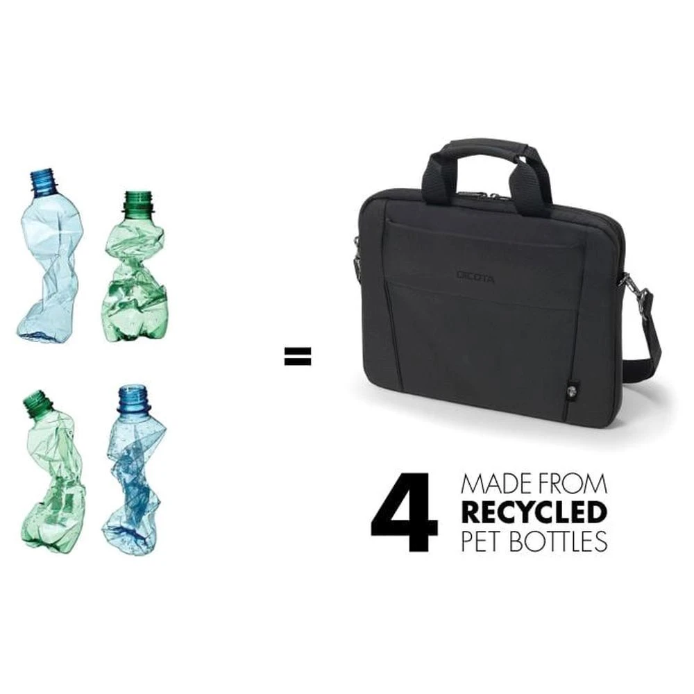 Dicota Eco Slim BASE Laptop Case For Up To 35.81 Cm (14.1 Inch) Laptop, Black D31304-RPET(493665602) 5 Dicota Eco Slim BASE Laptop Case For Up To 35.81 Cm (14.1 Inch) Laptop, Black D31304-RPET(493665602) - Image 3