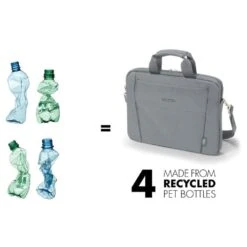 Dicota Eco Slim BASE Laptop Case For Up To 35.81 Cm (14.1 Inch) Laptop, Grey D31305-RPET(493665603) -Smart Bag Shop Dicota D31305 RPET Laptop Bag 493665603 i 4 1200Wx1200H