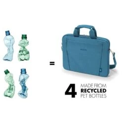 Dicota Eco Slim BASE Laptop Case For Up To 35.81 Cm (14.1 Inch) Laptop, Blue D31307-RPET(493665605) -Smart Bag Shop Dicota D31307 RPET Laptop Bag 493665605 i 4 1200Wx1200H