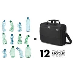 Dicota Eco Top Traveller Dual Select Laptop Bag For Up To 39.62 Cm (15.6 Inch) Laptop, Black D31645-RPET(493665643) -Smart Bag Shop Dicota D31645 RPET Laptop Bag 493665643 i 11 1200Wx1200H