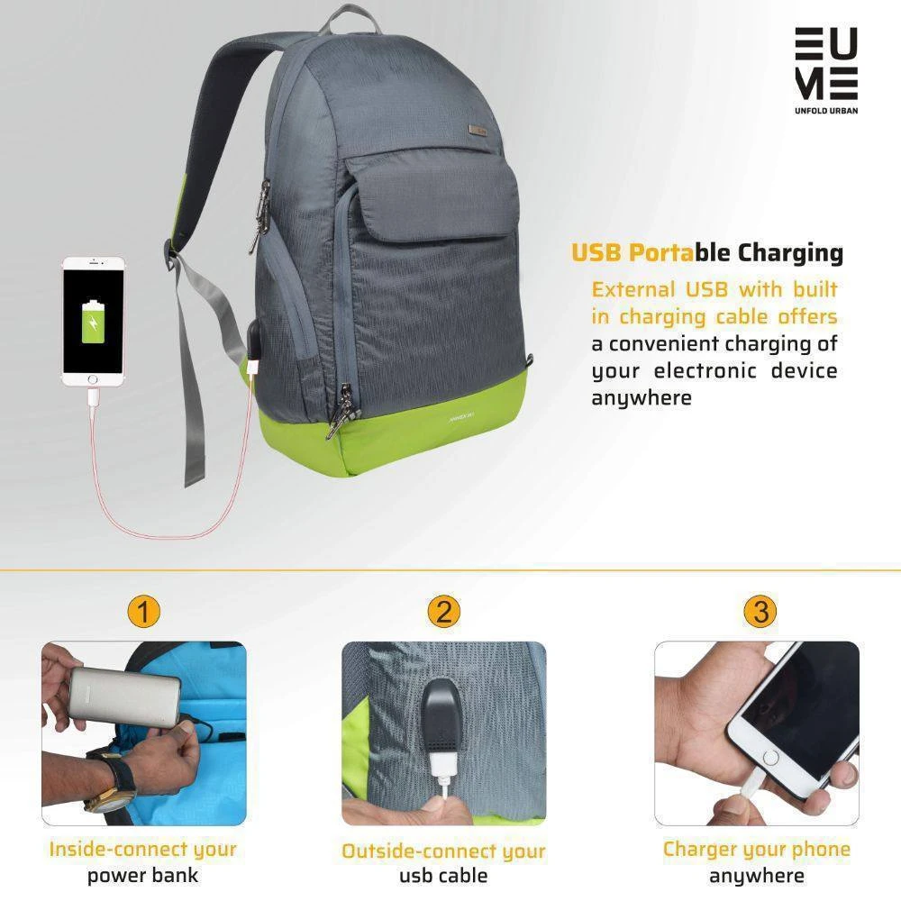 EUME Laptop Bag For 35.56 Cm (14 Inch) Laptops, Grey Annex(491570622) 4 EUME Laptop Bag For 35.56 Cm (14 Inch) Laptops, Grey Annex(491570622) - Image 2