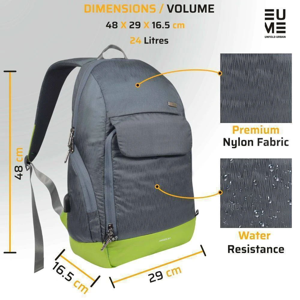 EUME Laptop Bag For 35.56 Cm (14 Inch) Laptops, Grey Annex(491570622) 5 EUME Laptop Bag For 35.56 Cm (14 Inch) Laptops, Grey Annex(491570622) - Image 3
