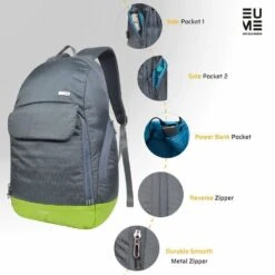 EUME Laptop Bag For 35.56 Cm (14 Inch) Laptops, Grey Annex(491570622) 15 EUME Laptop Bag For 35.56 Cm (14 Inch) Laptops, Grey Annex(491570622) -Smart Bag Shop EUME ANNEX Bags and Cases 491570622 i 7 1200Wx1200H