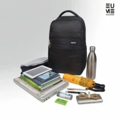 EUME Laptop Bag For 35.56 Cm (14 Inch) Laptops, Black Kevin(491570631) -Smart Bag Shop EUME KEVIN Bags and Cases 491570631 i 7 1200Wx1200H